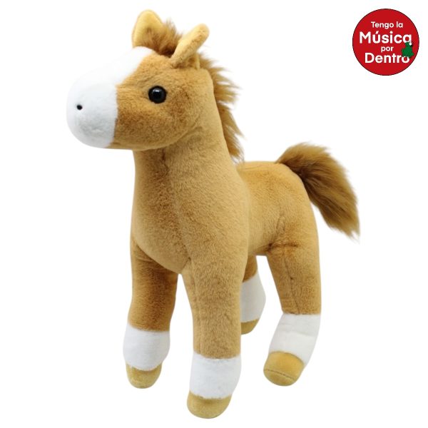Caballo Runner Gold Gde Con Sonido