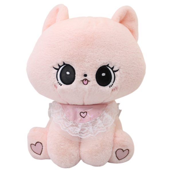 Gatita Angorita Rosa Con Sonido Extra Gde