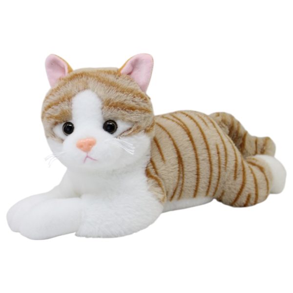 Gato Echado Ronroneti Tangerine Extra Gde Con Sonido