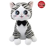 Gato Mauroof Gris Con Sonido Gde