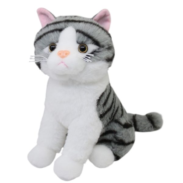 Gato Ronroneti Gde Con Sonido (Gris)