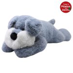 Perro Schnauzer Echado Con Sonido Extra Gde