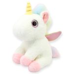 Unicornio Bomboncito Blanco Con Rosa Med