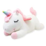 Unicornio Echado Copetony Blanco Gde